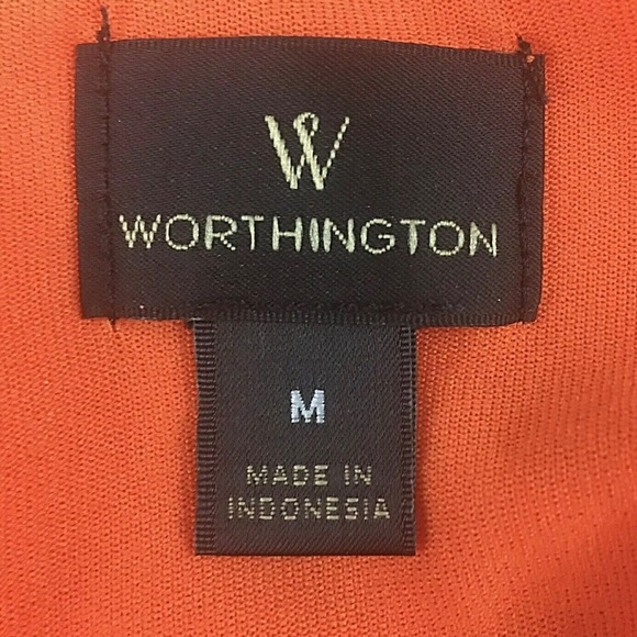 Worthington Women Medium Tunic Top Sleeveless Boho Sheer Lined Stretch - Picture 12 of 12